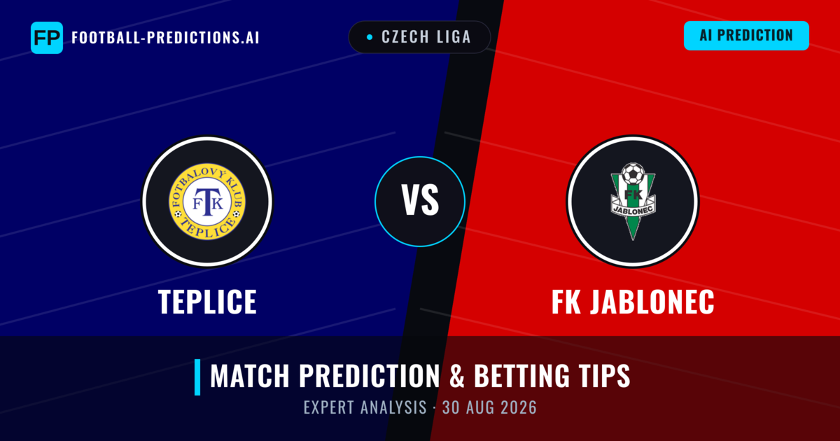 Teplice vs FK Jablonec — match prediction & preview