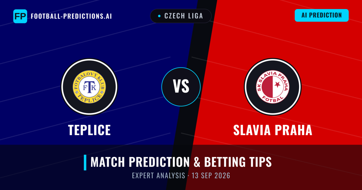 Teplice vs Slavia Praha — match prediction & preview