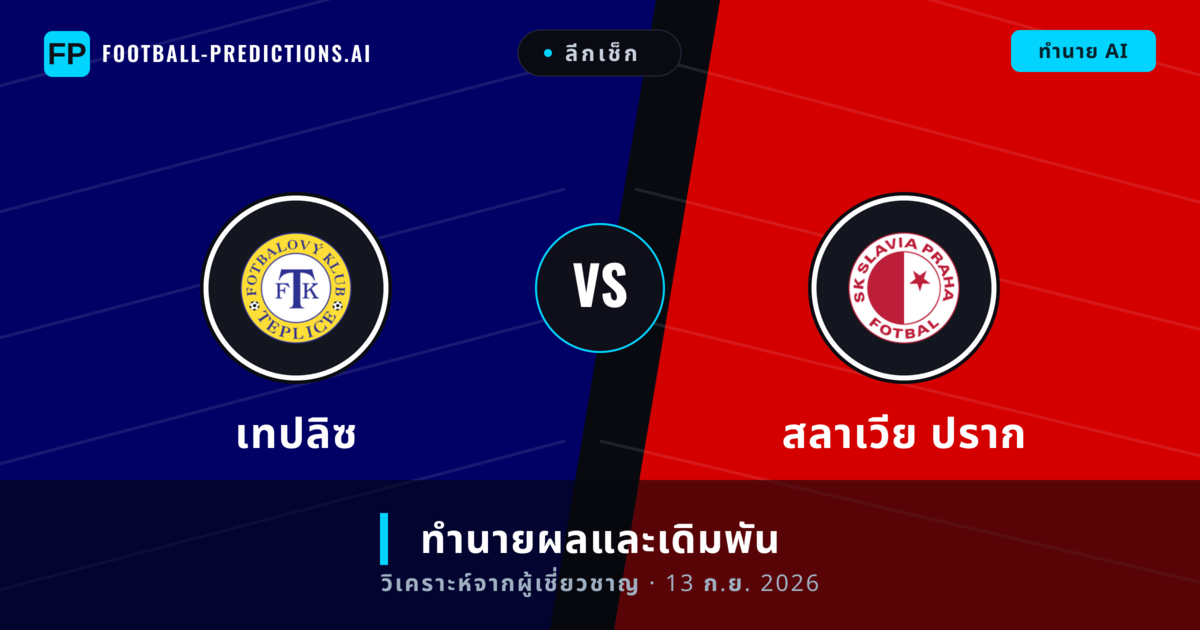 เทปลิซ พบ สลาเวีย ปราก — ทำนายผลและพรีวิวการแข่งขัน