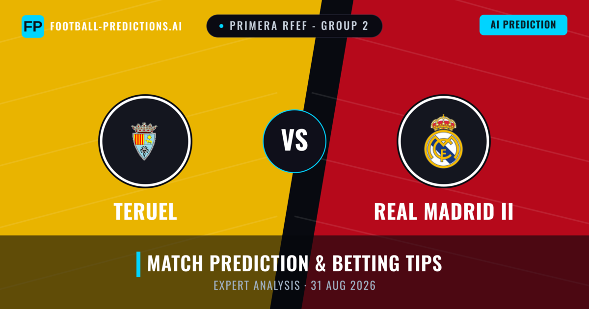 Teruel vs Real Madrid II — match prediction & preview