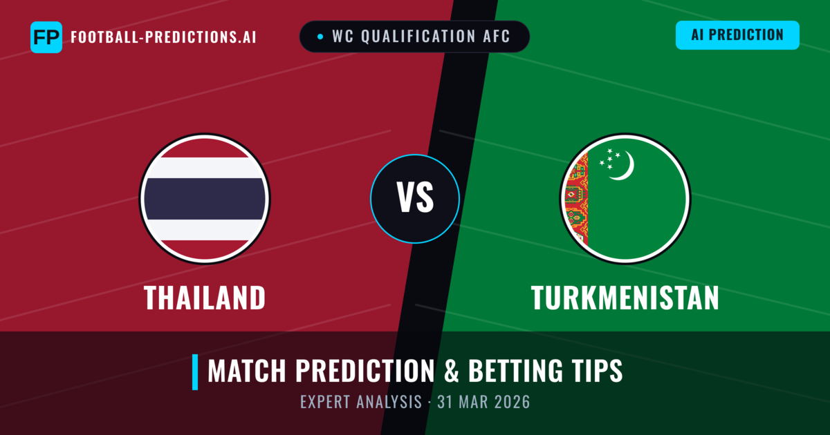 Thailand vs Turkmenistan — match prediction & preview
