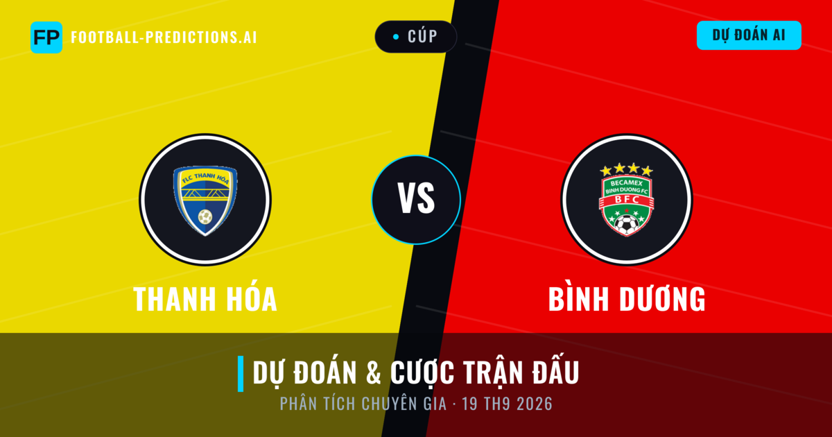 Thanh Hóa vs Bình Dương — dự đoán và xem trước trận đấu