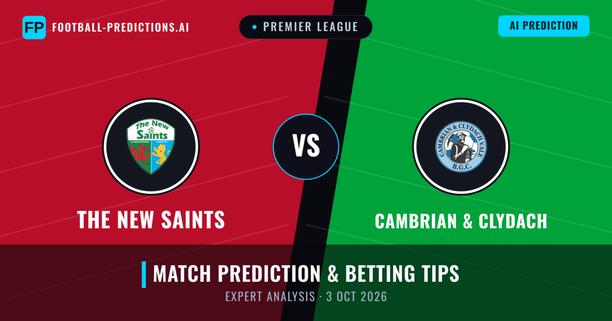 The New Saints vs Cambrian & Clydach — match prediction & preview