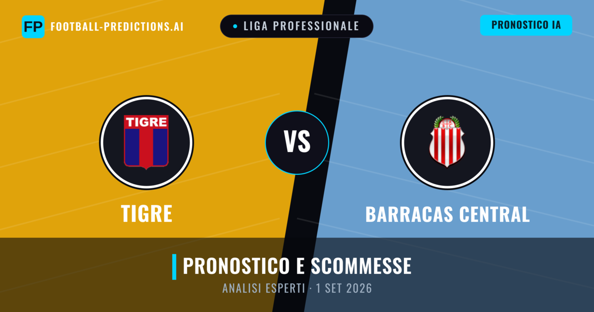 Tigre vs Barracas Central — pronostico e anteprima del match