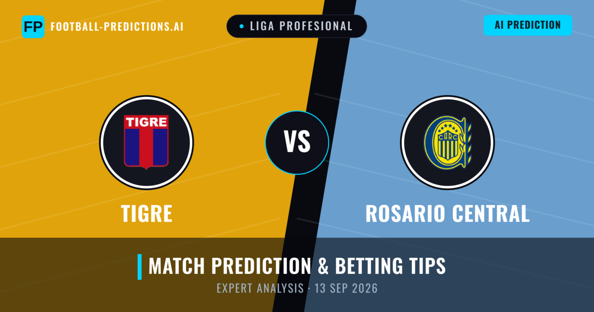 Tigre vs Rosario Central — match prediction & preview