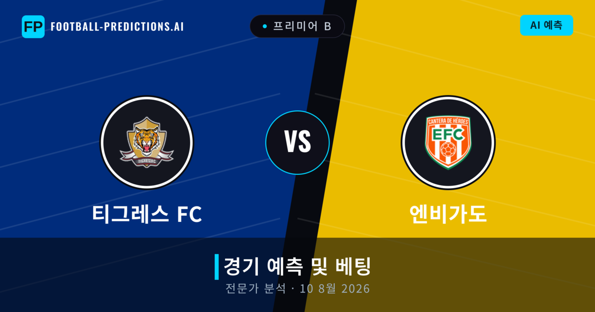 티그레스 FC 대 엔비가도 — 경기 예측 및 프리뷰