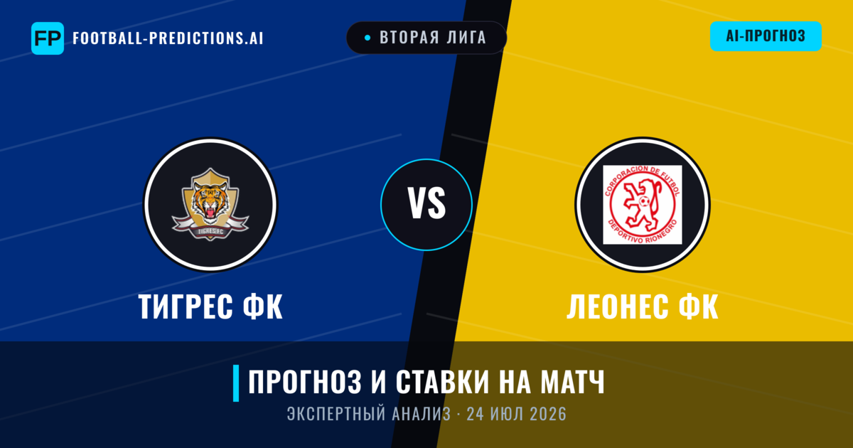 Тигрес ФК – Леонес ФК — прогноз и превью матча