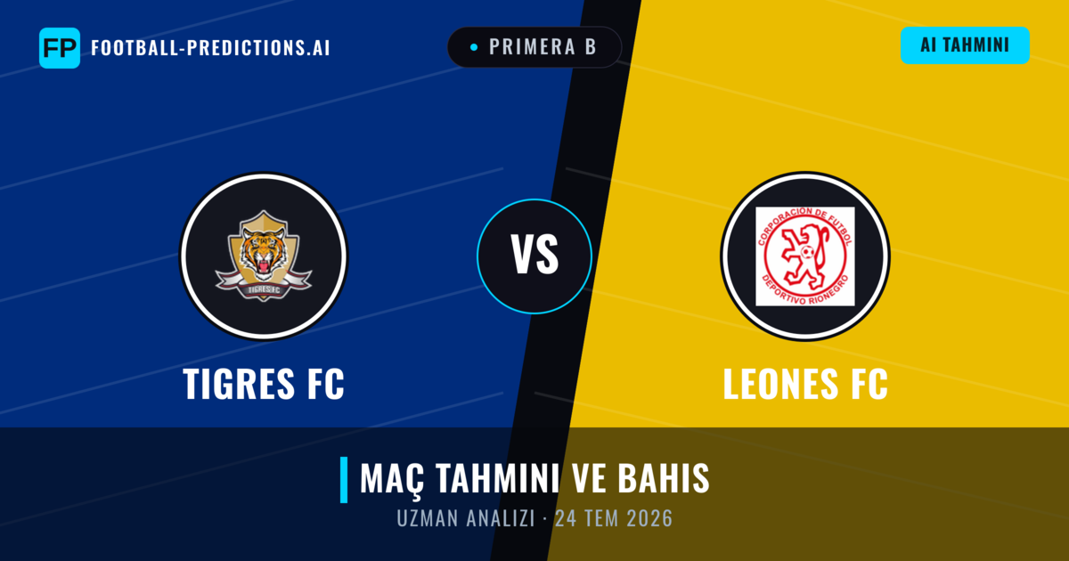 Tigres FC - Leones FC — maç tahmini ve önizleme