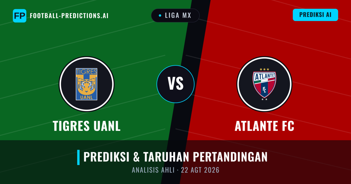 Tigres UANL vs Atlante FC — prediksi dan pratinjau pertandingan