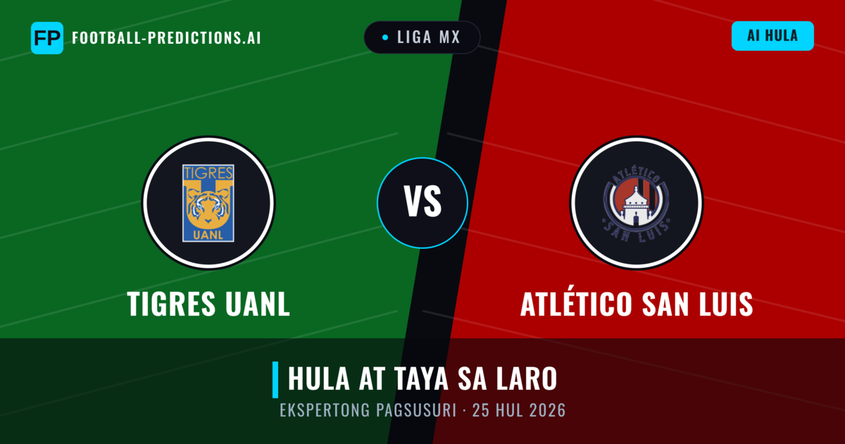 Tigres UANL vs Atlético San Luis — hula at preview ng laban