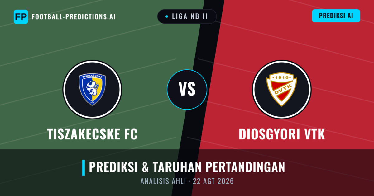 Tiszakecske FC vs Diosgyori VTK — prediksi dan pratinjau pertandingan