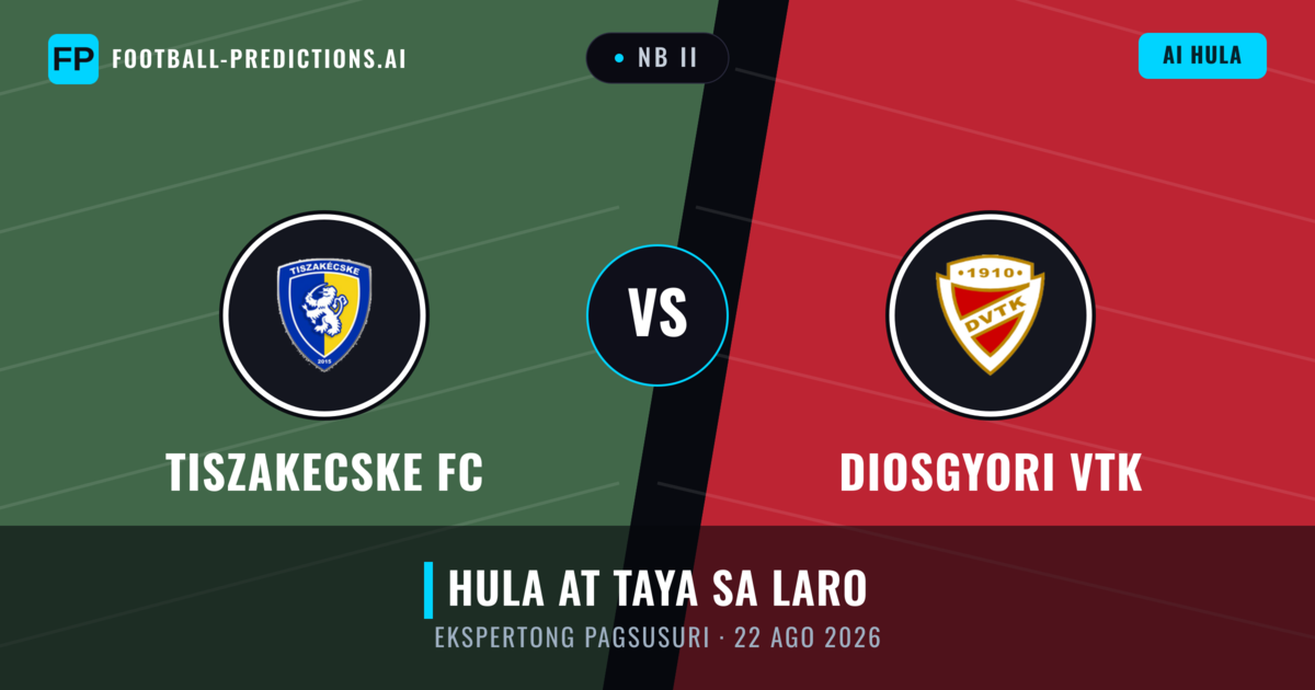 Tiszakecske FC vs Diosgyori VTK — hula at preview ng laban
