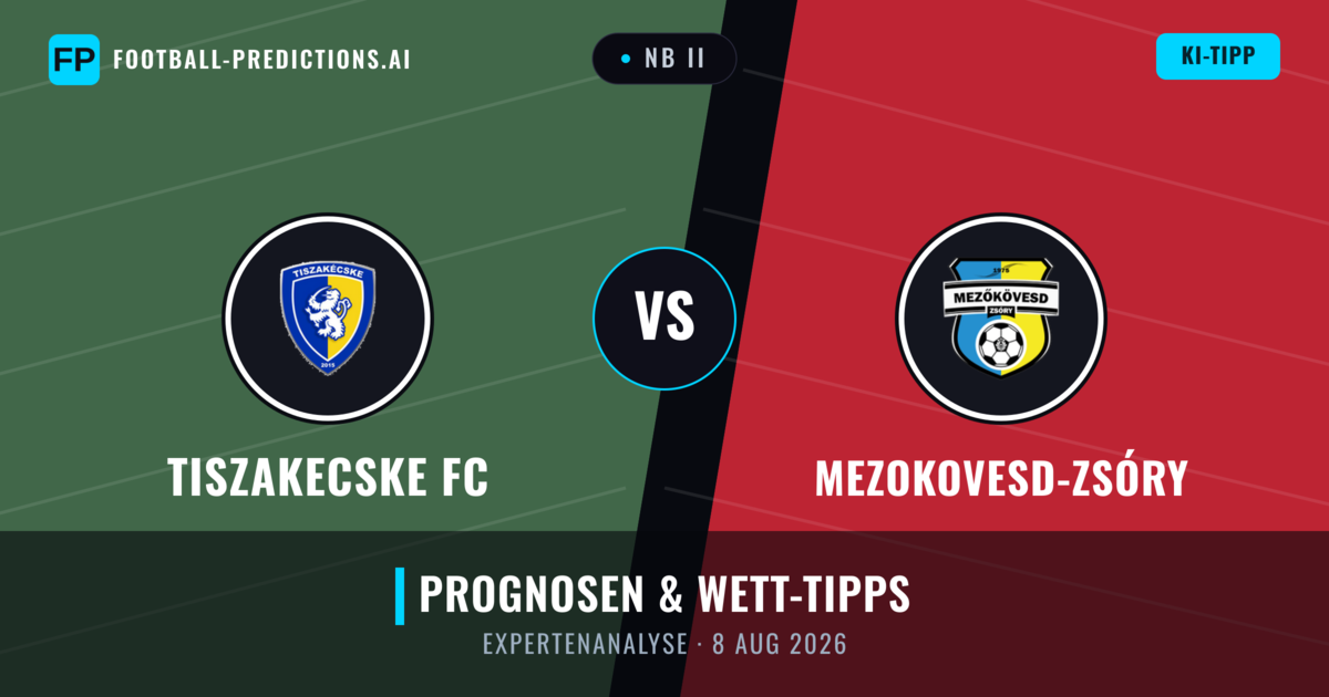 Tiszakecske FC vs Mezokovesd-Zsóry — Prognose und Spielvorschau