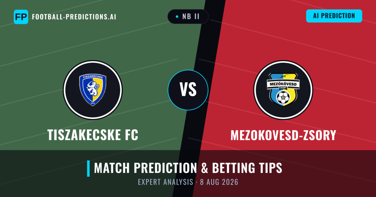 Tiszakecske FC vs Mezokovesd-zsory — match prediction & preview