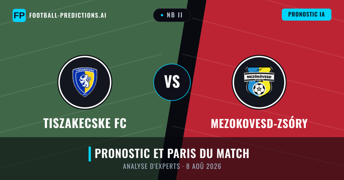 Tiszakecske FC vs Mezokovesd-Zsóry — pronostic et avant-match