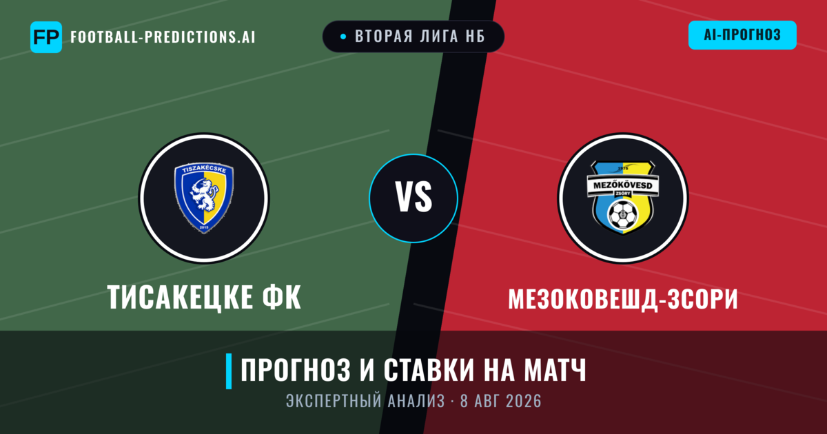 Тисакецке ФК – Мезоковешд-Зсори — прогноз и превью матча