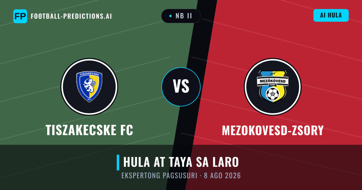 Tiszakecske FC vs Mezokovesd-Zsory — hula at preview ng laban