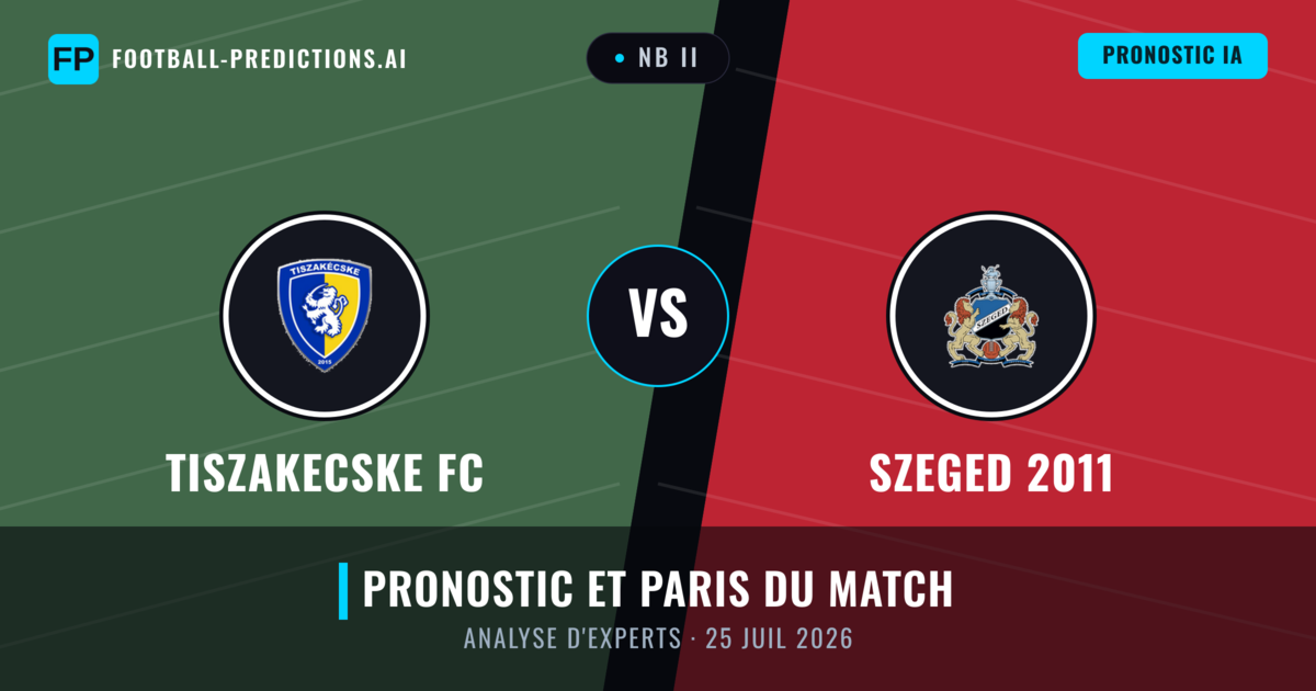 Tiszakecske FC vs Szeged 2011 — pronostic et avant-match