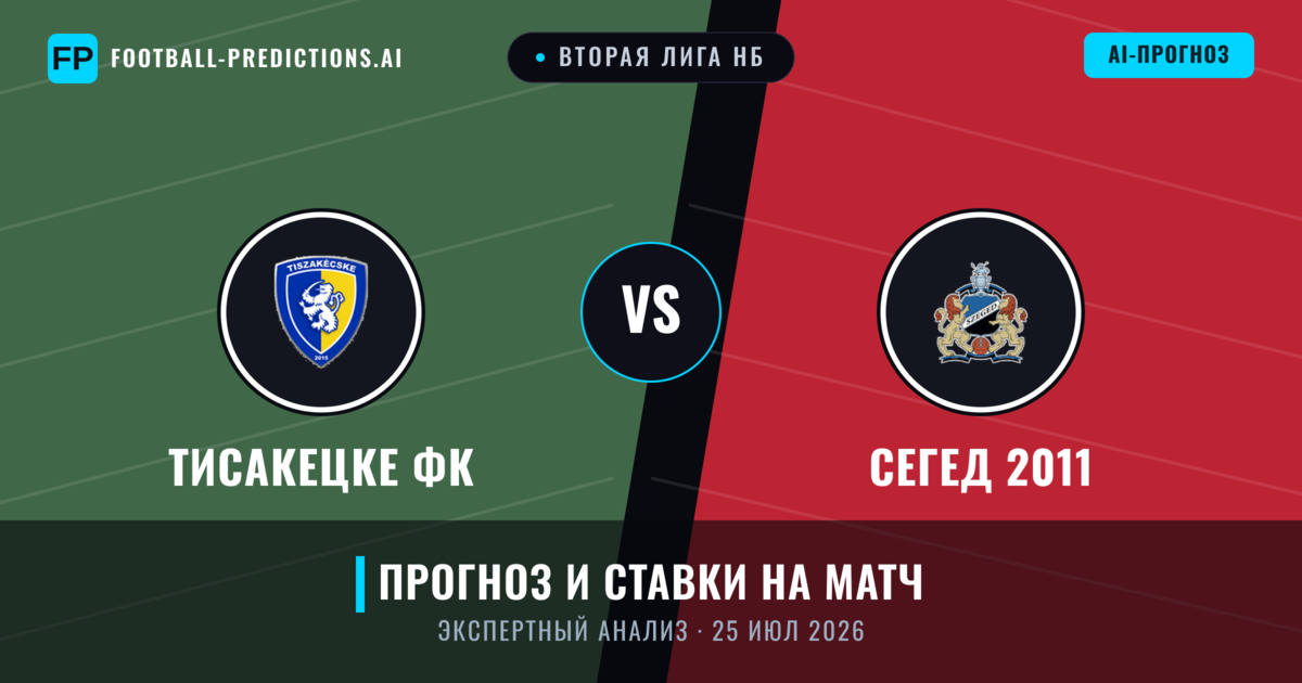 Тисакецке ФК – Сегед 2011 — прогноз и превью матча