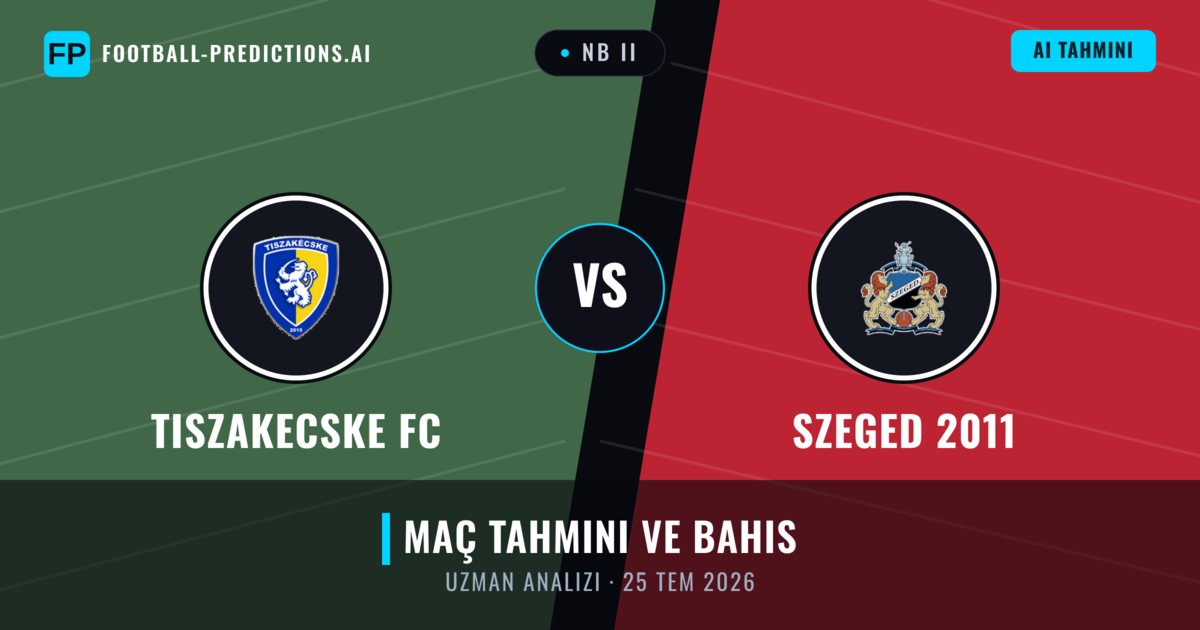 Tiszakecske FC - Szeged 2011 — maç tahmini ve önizleme
