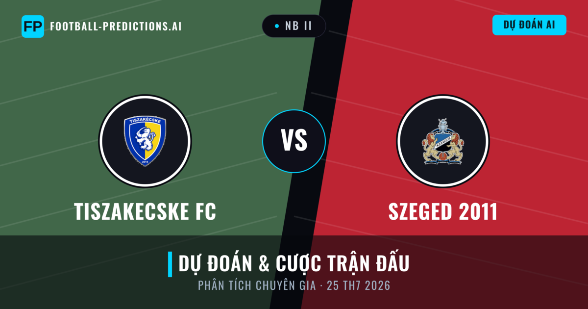 Tiszakecske FC vs Szeged 2011 — dự đoán và xem trước trận đấu