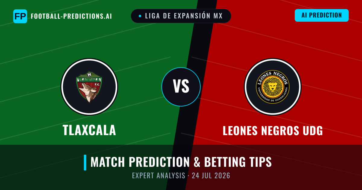 Tlaxcala vs Leones Negros UDG — match prediction & preview
