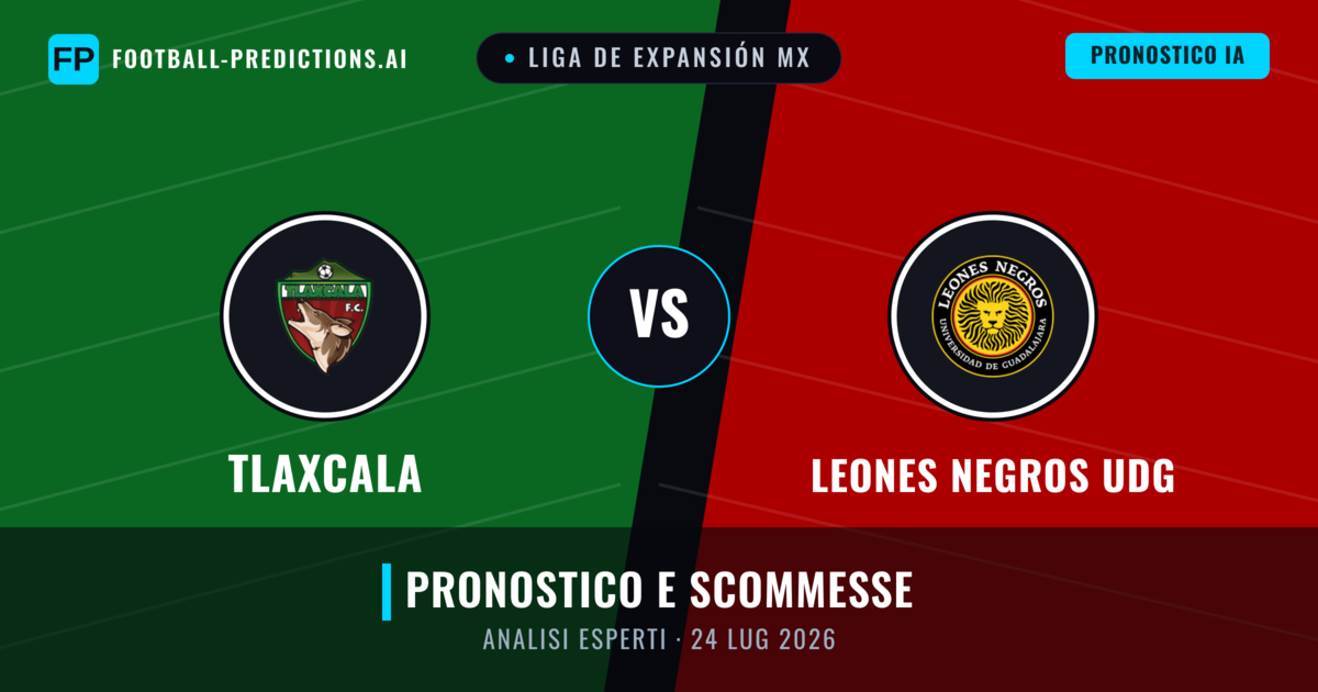 Tlaxcala vs Leones Negros UDG — pronostico e anteprima del match