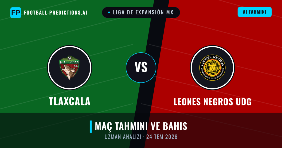 Tlaxcala - Leones Negros UDG — maç tahmini ve önizleme