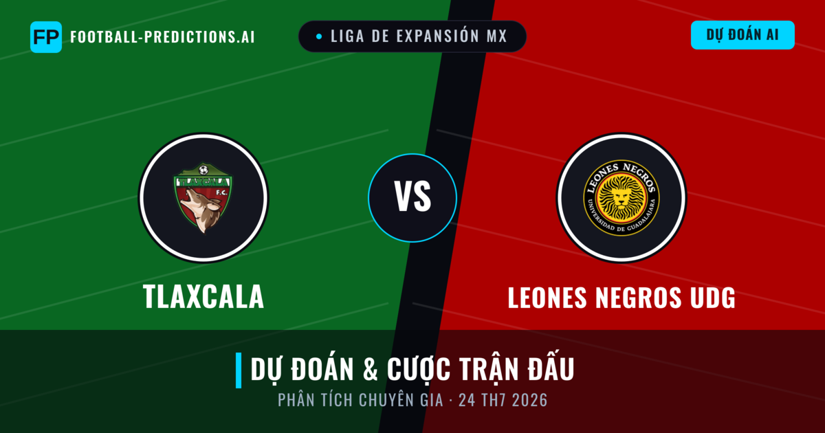 Tlaxcala vs Leones Negros UDG — dự đoán và xem trước trận đấu