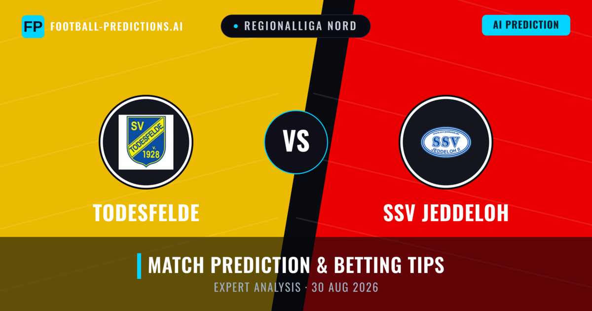 Todesfelde vs SSV Jeddeloh — match prediction & preview