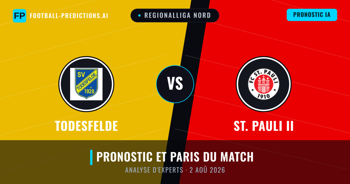 Todesfelde vs St. Pauli II — pronostic et avant-match