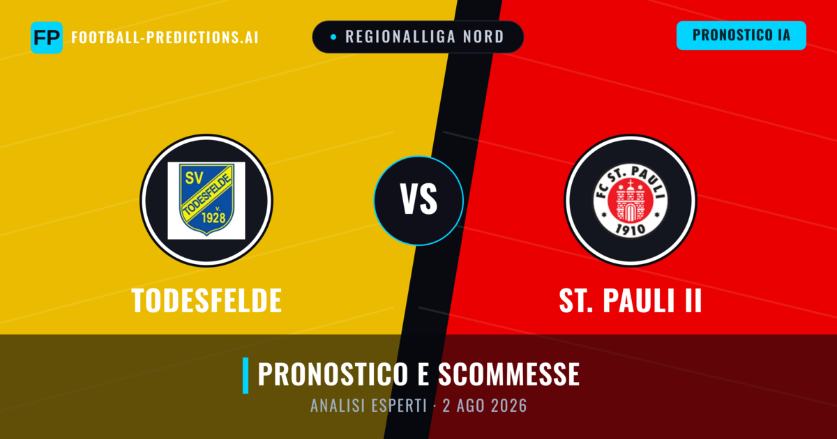 Todesfelde vs St. Pauli II — pronostico e anteprima del match