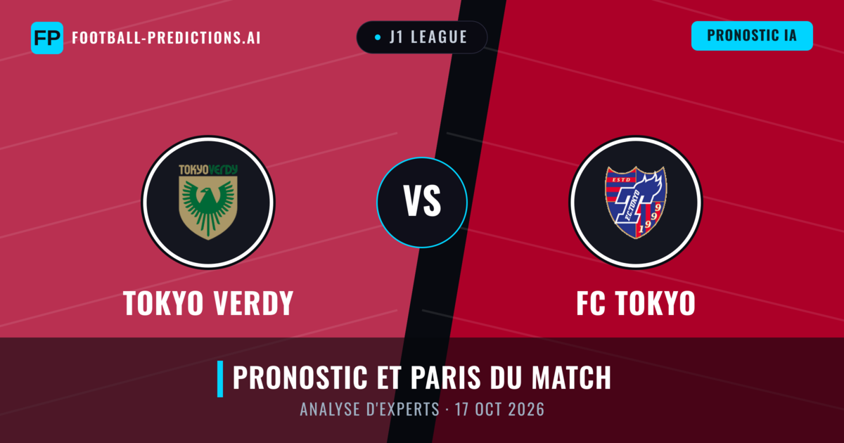 Tokyo Verdy vs FC Tokyo — pronostic et avant-match