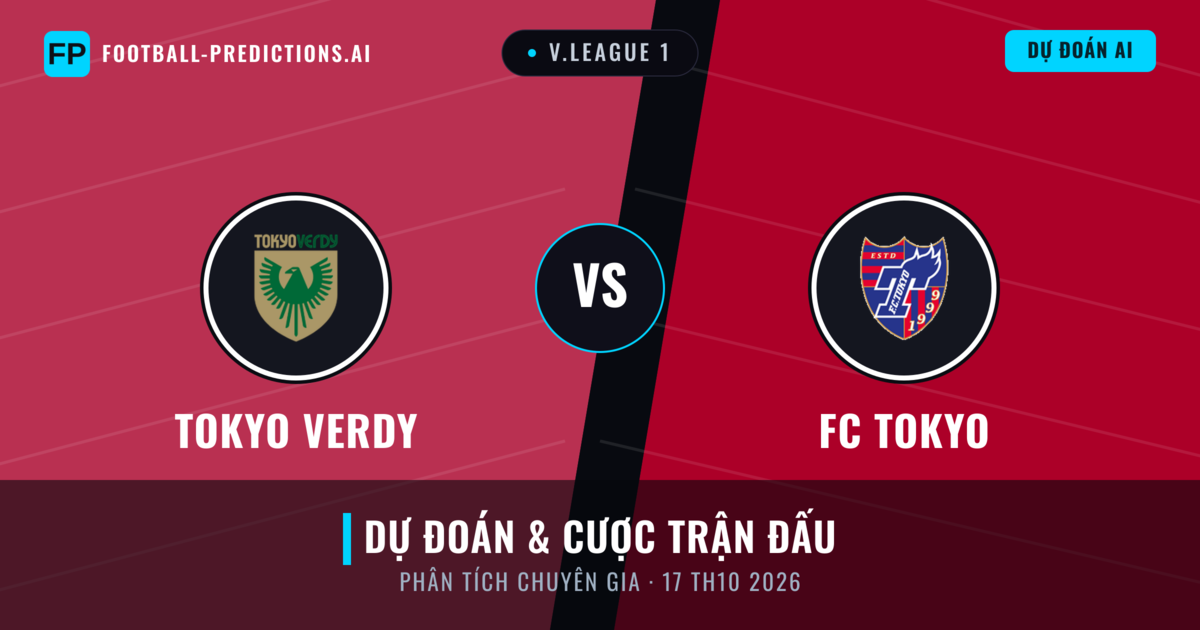 Tokyo Verdy vs FC Tokyo — dự đoán và xem trước trận đấu