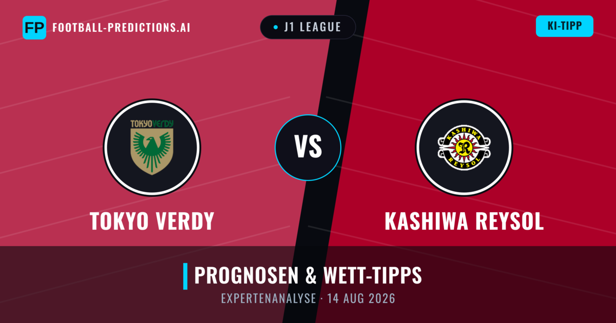 Tokyo Verdy vs Kashiwa Reysol — Prognose und Spielvorschau