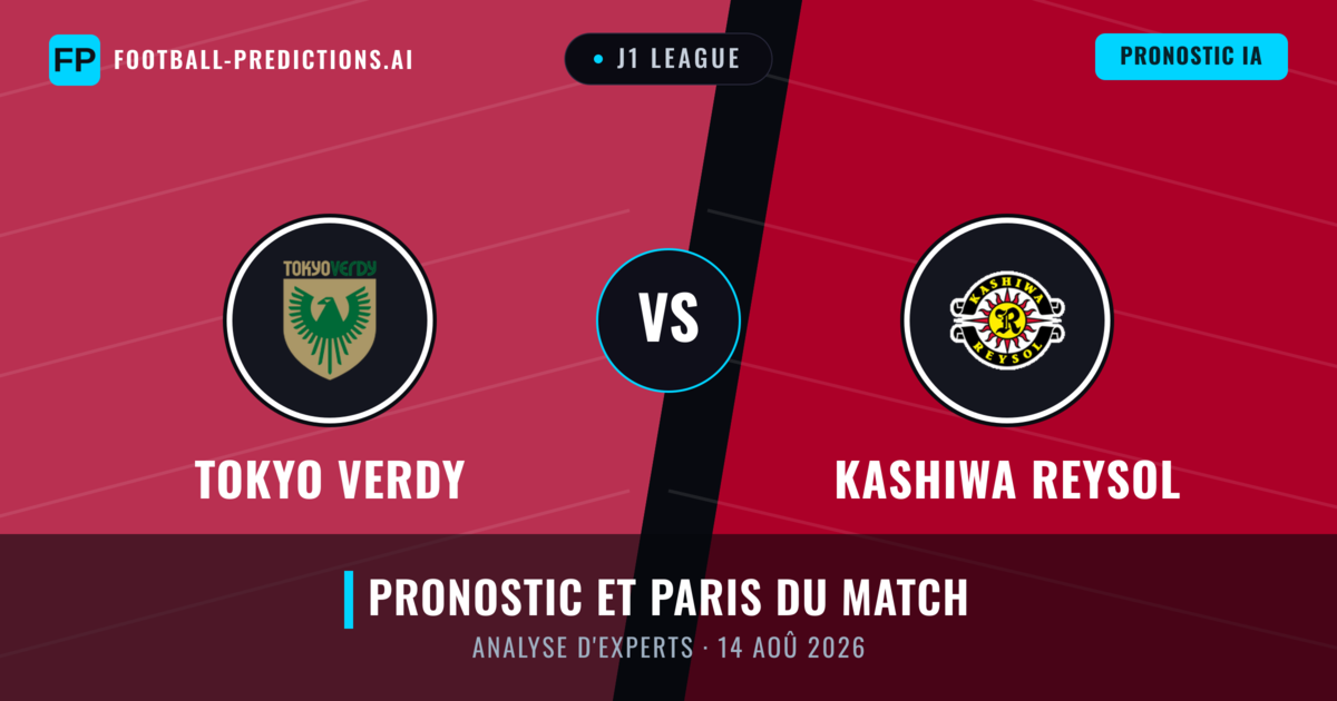 Tokyo Verdy vs Kashiwa Reysol — pronostic et avant-match