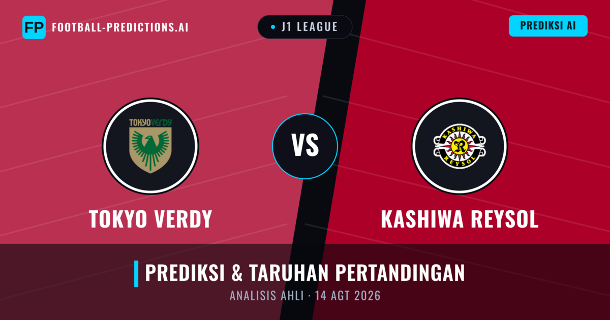 Tokyo Verdy vs Kashiwa Reysol — prediksi dan pratinjau pertandingan