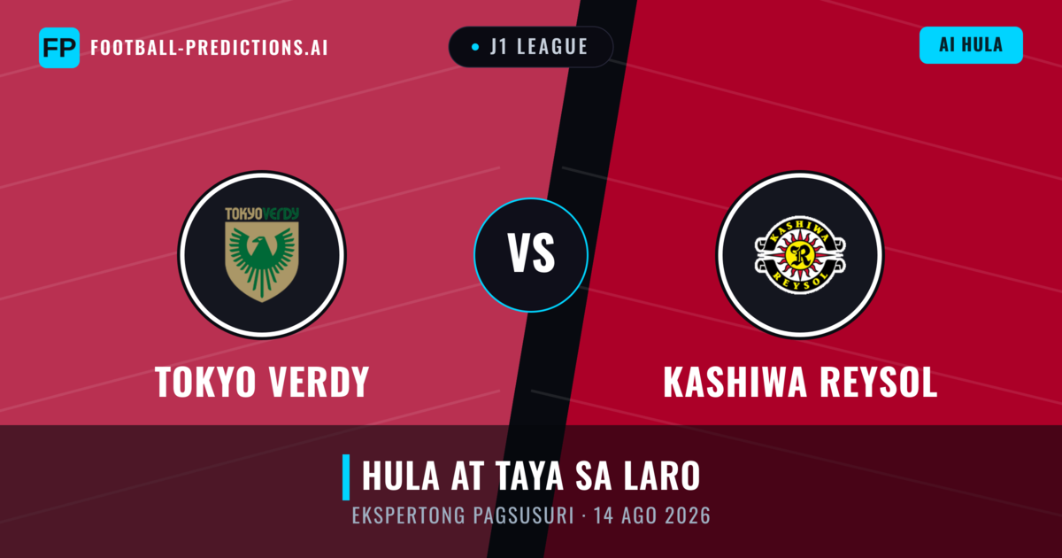 Tokyo Verdy vs Kashiwa Reysol — hula at preview ng laban