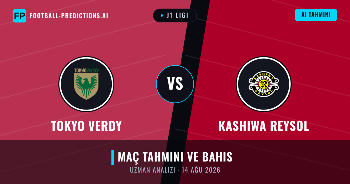 Tokyo Verdy - Kashiwa Reysol — maç tahmini ve önizleme