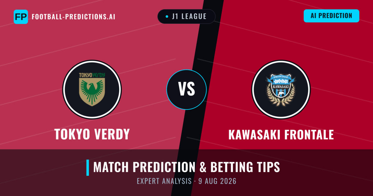 Tokyo Verdy vs Kawasaki Frontale — match prediction & preview