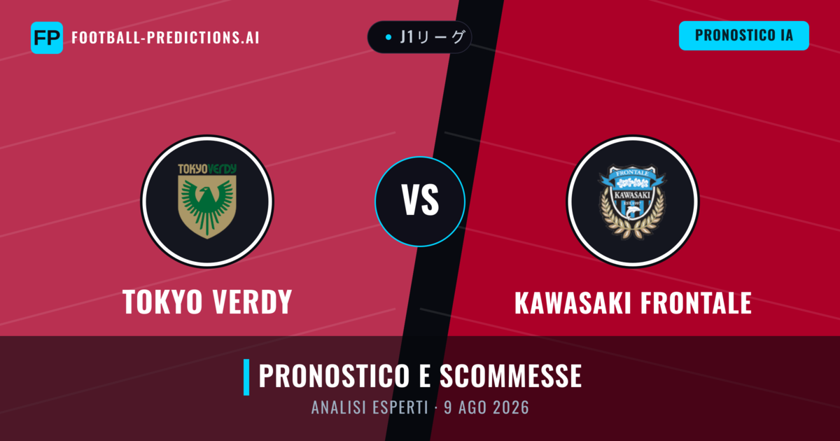 Tokyo Verdy vs Kawasaki Frontale — pronostico e anteprima del match