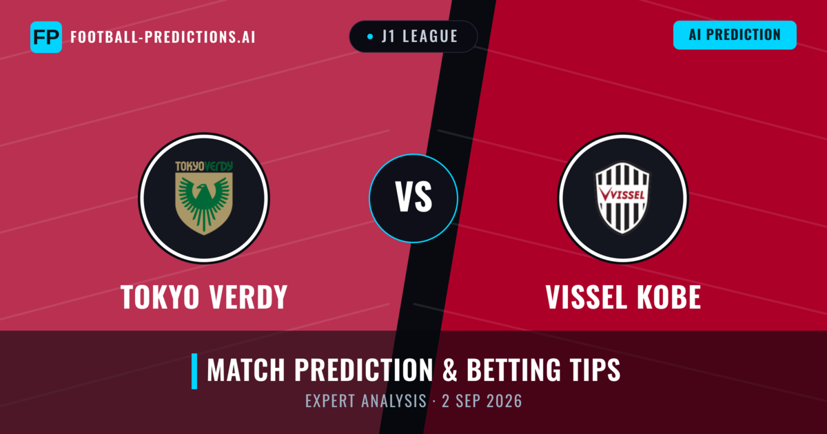 Tokyo Verdy vs Vissel Kobe — match prediction & preview