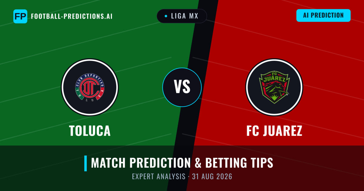 Toluca vs FC Juarez — match prediction & preview