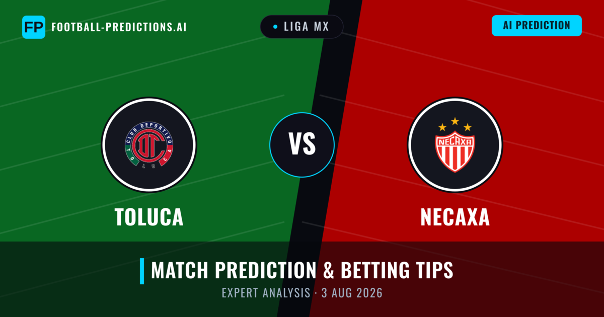 Toluca vs Necaxa — match prediction & preview