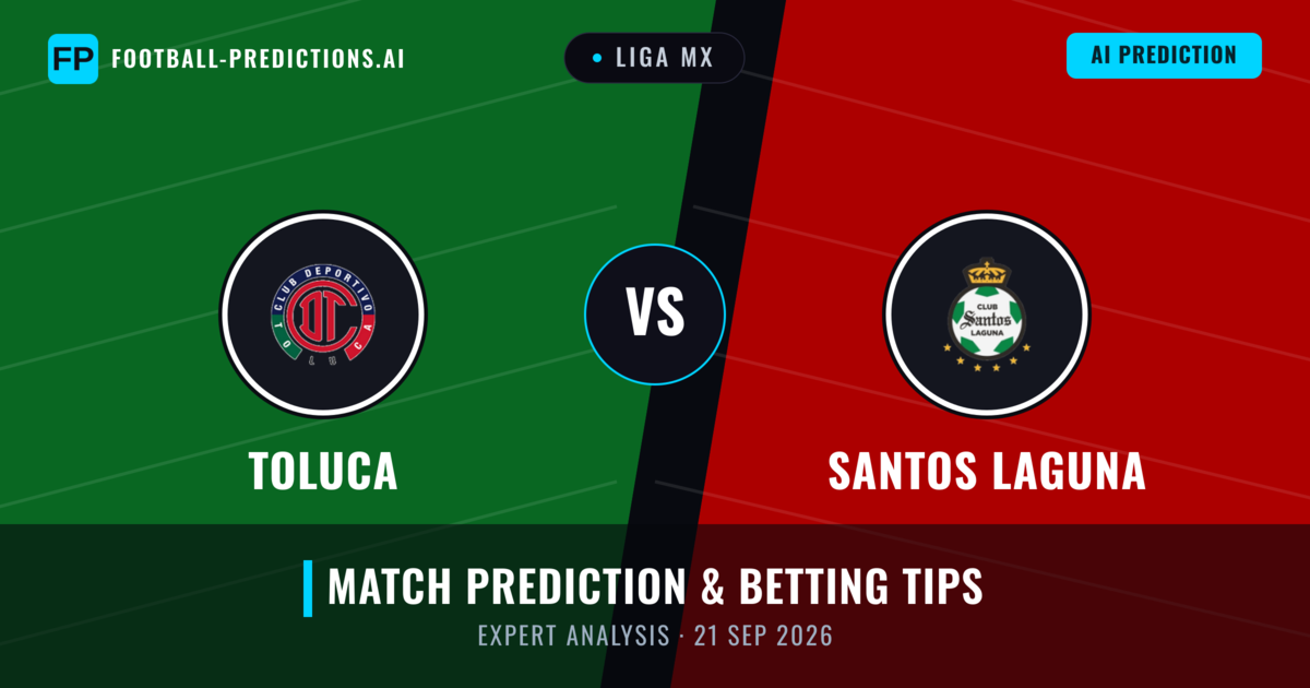 Toluca vs Santos Laguna — match prediction & preview