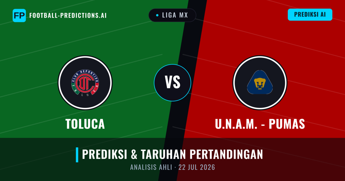 Toluca vs U.N.A.M. - Pumas — prediksi dan pratinjau pertandingan