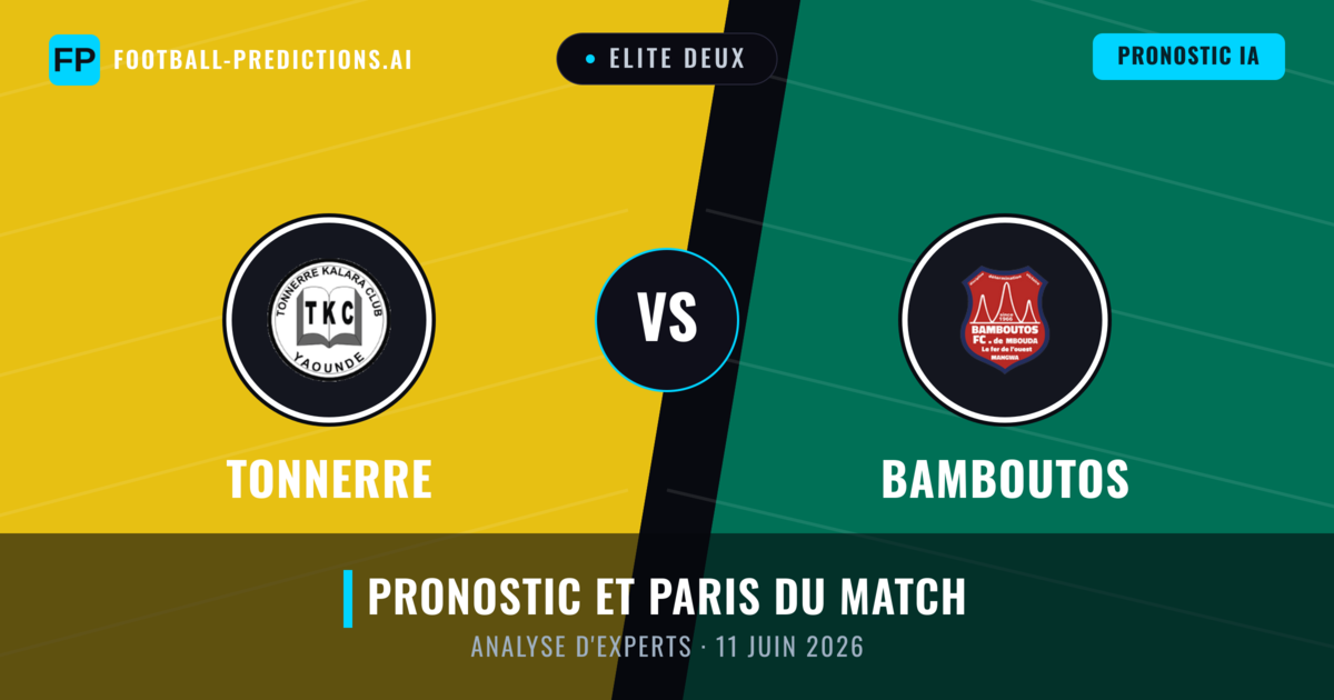 Tonnerre vs Bamboutos — pronostic et avant-match