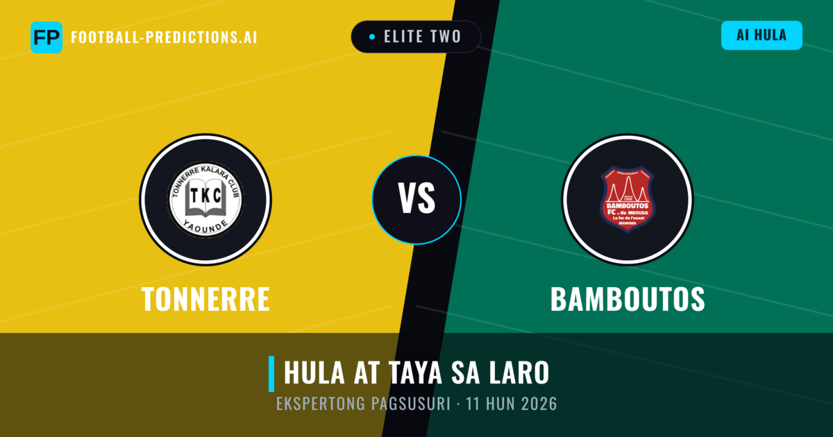 Tonnerre vs Bamboutos — hula at preview ng laban