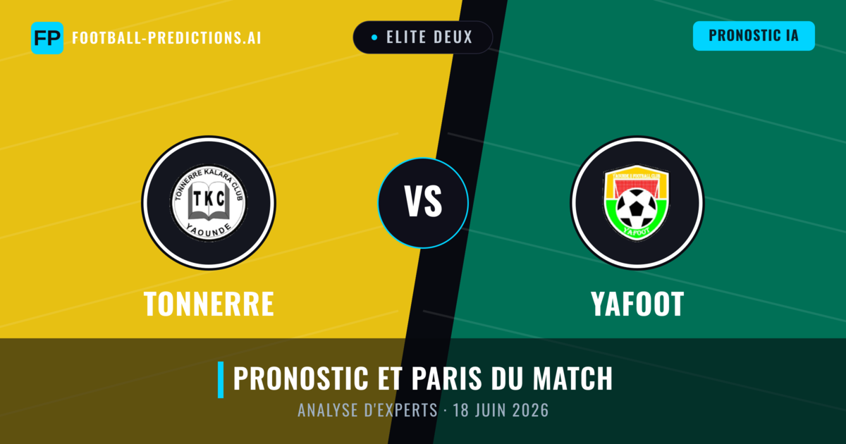 Tonnerre vs Yafoot — pronostic et avant-match
