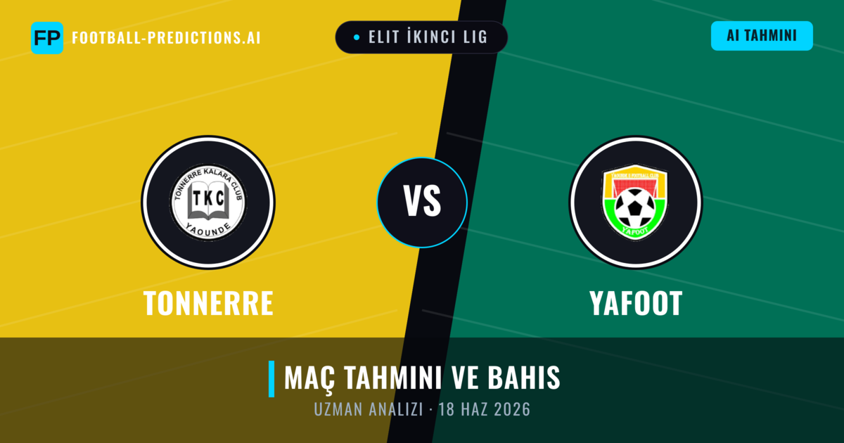 Tonnerre - Yafoot — maç tahmini ve önizleme